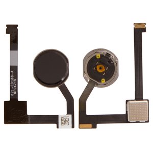 Flat Cable compatible with iPad Pro 12.9 2015 1h Gen , Home button, black, with components 