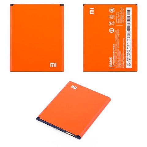 Battery BM45 compatible with Xiaomi Redmi Note 2, Li Polymer, 3.84 V, 3020 mAh, Original PRC , 2015051 