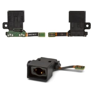Flat Cable compatible with Samsung N930F Galaxy Note 7, headphone connector 