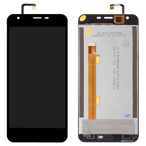 LCD compatible with Oukitel K7000, black 