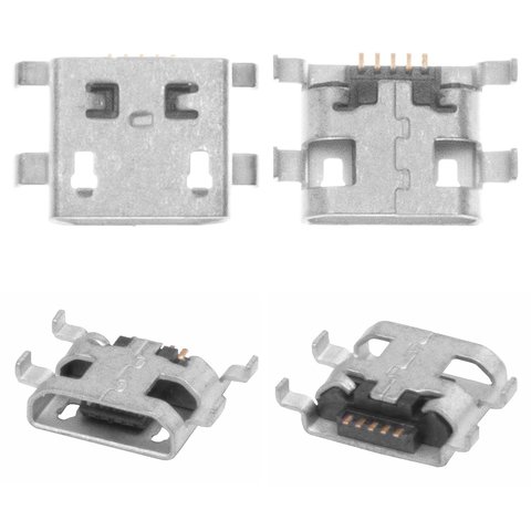 Charge Connector compatible with Cell Phones, 5 pin, type 15, micro USB type B 