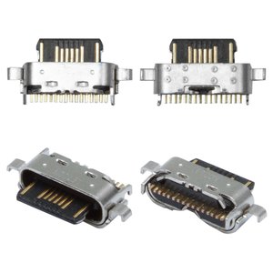 Charge Connector compatible with Motorola Moto G14 PAYF0010IN; Samsung A057 Galaxy A05s, 16 pin, USB type C 