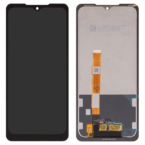 LCD compatible with CAT S75; Samsung, black, without frame, High Copy, BM1S1B, 15 3234A 12571 33 
