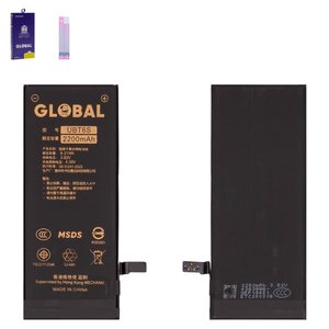 Аккумулятор Mechanic для Apple iPhone 6S, Li Polymer, 3,8 В, 2200 мАч, повышенная ёмкость, original IC