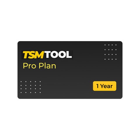 TSM Tool Pro Plan 1 Year