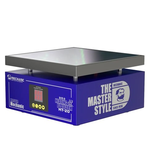 Preheating Platform Mechanic HT 20, for motherboards repairing, 20*20cm, 50 350°С, 600W 