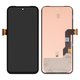 LCD compatible with Google Pixel 8a, (black, with frame, High Copy, (OLED) GKV4X, G6GPR, G8HHN, G576D)