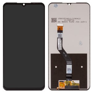 LCD compatible with Meizu Note 9, black, without frame, High Copy 