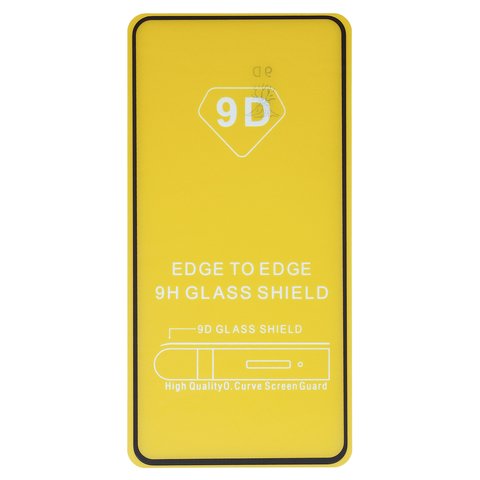 Защитное стекло для Huawei P40, совместимо с чехлом, Full Glue, без упаковки , черный