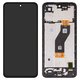 LCD compatible with Infinix Smart 10 (X6725), Smart 10 Plus (X6725B), (black, with frame, High Copy)