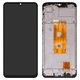 LCD compatible with Realme C63 4G, (black, with frame, High Copy)