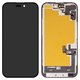 LCD Wextom compatible with iPhone 15, (black, with frame, HC, without error, (OLED) soft, diagnosable)
