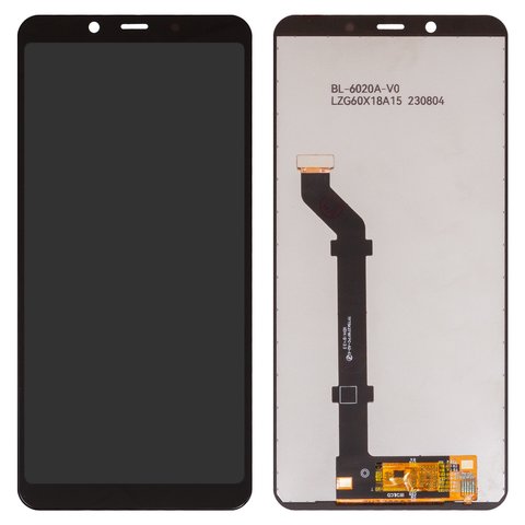 Pantalla LCD puede usarse con Nokia 3.1 Plus, negro, sin marco, High Copy, TA1113 TA 1117 TA 1125