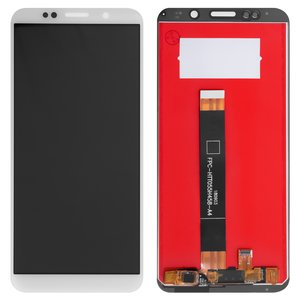 Pantalla LCD puede usarse con Huawei Honor 7A 5,45", Honor 7s, Honor Play 7, Y5 2018 , Y5 Prime 2018 , blanco, sin logotipo, sin marco, High Copy, DUA L22 