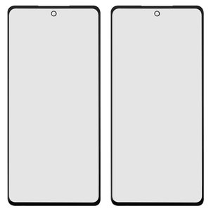Vidrio de carcasa puede usarse con Samsung A536 Galaxy A53 5G, con película OCA, negro