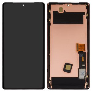 Pantalla LCD puede usarse con Google Pixel 6 Pro, negro, con marco, High Copy, OLED  GLUOG, G8VOU