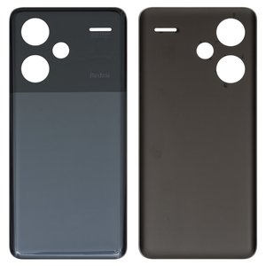 Panel trasero de carcasa puede usarse con Xiaomi Redmi Note 13 Pro Plus, negra, midnight black Fushion Black 