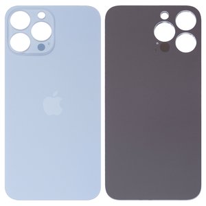 Panel trasero de carcasa puede usarse con iPhone 13 Pro Max, azul claro, no es necesario desmontar la cámara, Original PRC , sierra Blue, big hole