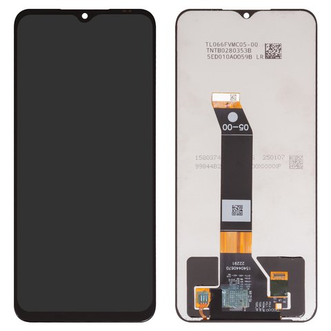 Pantalla LCD puede usarse con Xiaomi Poco M4 5G, Poco M5 4G, Redmi 10 5G, Redmi Note 11E, negro, sin marco, High Copy, REV 05 00