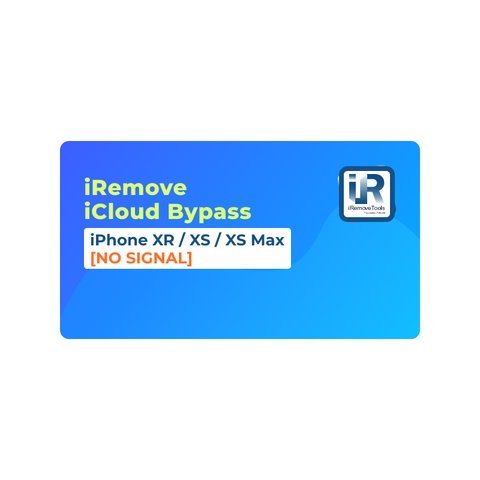 iRemove iCloud Bypass para iPhone XR XS XS Max [NO SIGNAL]