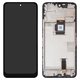 Pantalla LCD puede usarse con Huawei Honor X7b, negro, con marco, High Copy