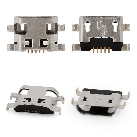 Конектор зарядки для Huawei GR3; Fly IQ458 Evo Tech 2, IQ459 Quad EVO Chic 2; Lenovo A1000, 5 pin, micro USB тип B