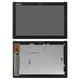 Дисплей для Asus ZenPad 10 Z300CNL, ZenPad 10 Z300M, черный, желтый шлейф, без рамки, #TV101WXM-NU1/BE-AS010102-V1, BE-AS010102-V2