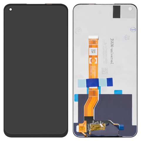 Дисплей для Oppo A36, A76, черный, без рамки, High Copy, PESM10, CPH2375, BV06663M L01 MB00, AA255 BOEE, P6604H3L0 FPCA P1.1