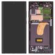 Дисплей для Samsung S918 Galaxy S23 Ultra, чорний, з рамкою, Original (PRC)