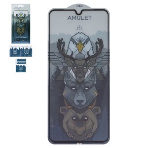 Защитное стекло iNobi Amulet для Samsung A225 Galaxy A22, A325 Galaxy A32, A336 Galaxy A33 5G, M225 Galaxy M22, M326 Galaxy M32 5G, Full Glue, Anti Static, черный