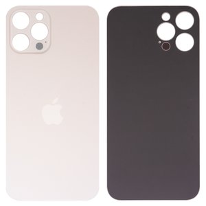Задняя панель корпуса для iPhone 12 Pro Max, золотистая, не нужно снимать стекло камеры, Original PRC , big hole