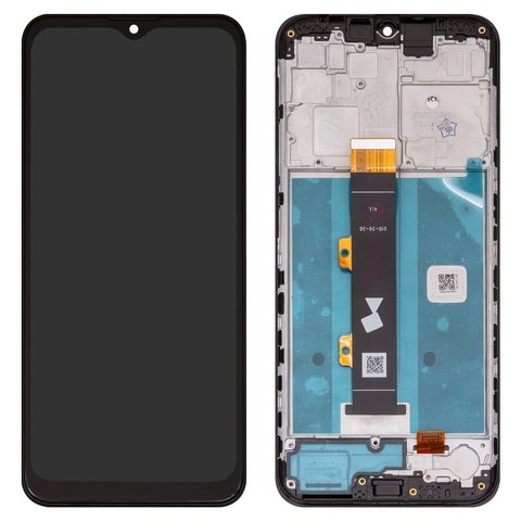 Дисплей для Motorola Moto G10 Power, Moto G10 XT2127, Moto G20 XT2128, Moto G30 XT2129, чорний, з рамкою, High Copy