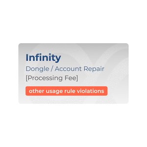 Услуга снятия ограничений с Infinity Dongle Account другие нарушения кроме шеринга 