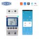 Розумний лічильник TOMZN TOVA-63T, 1P+N, з WiFi, 220 В, 1-63А, з підсвіткою