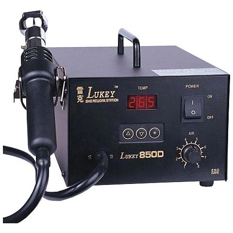 Термовоздушная паяльная станция Lukey 850D
