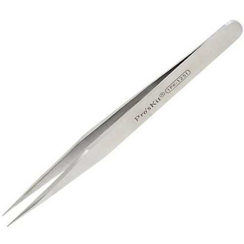 Пинцет Pro'sKit 1PK-125T прямой с заостренной рабочей частью