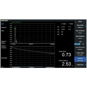 Измерение расстояния до повреждения SIGLENT SVA1000X-DTF (ключ активации)