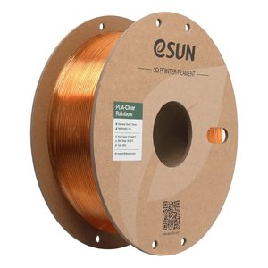 Филамент для 3D принтера eSUN PLA Clear Rainbow Flame Crystal, 1 кг