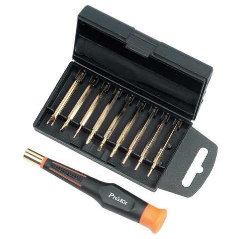 Screwdriver with Bit Set Pro'sKit 8PK 6182